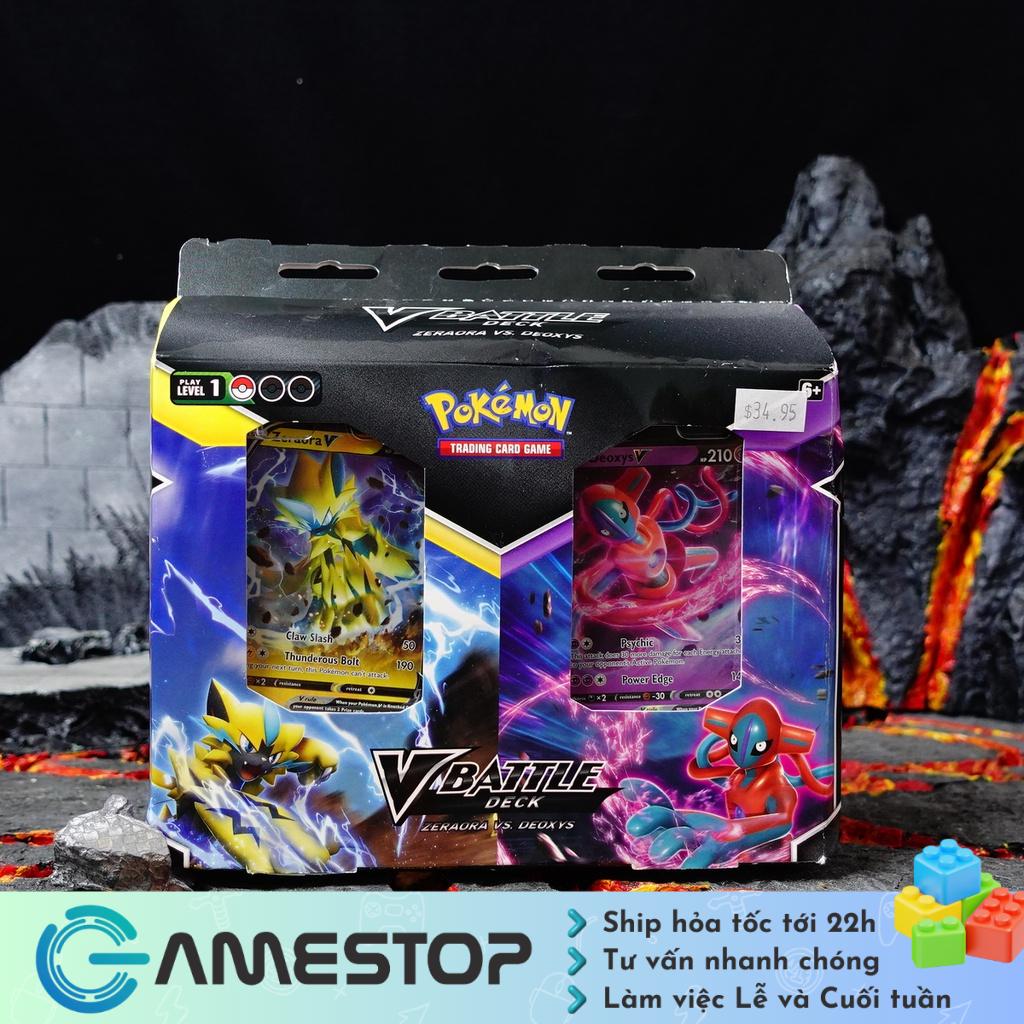 Thẻ bài Pokemon TCG V Battle Deck Zeraora vs Deoxys phiên bản tiếng Anh POKTCGUS2TH09