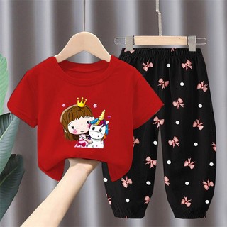 Bộ đồ hai món thời trang xuân thu cho bé 3-8 tuổi
