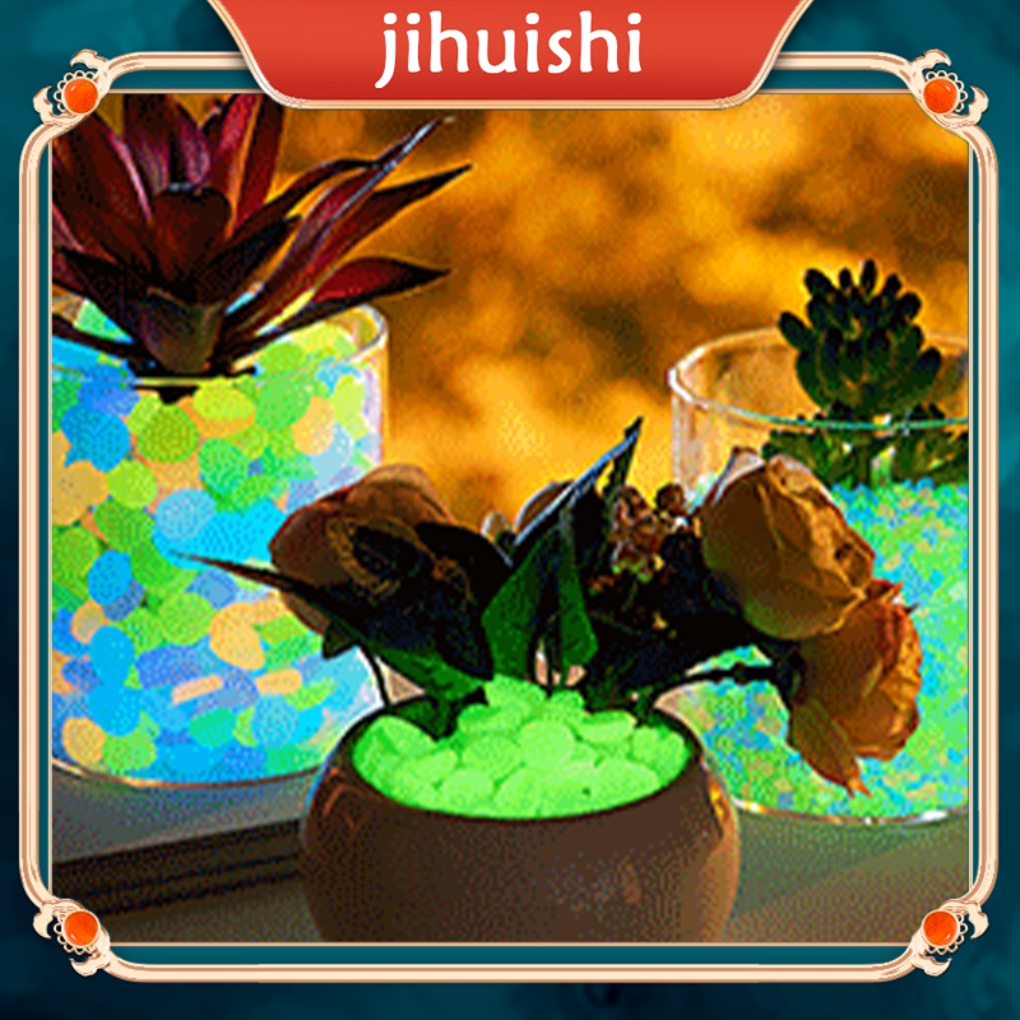 Bộ 1 / 2 / 3 Viên Đá Dạ Quang Trang Trí Bể Cá Cảnh Độc Đáo Đẹp Mắt rocks