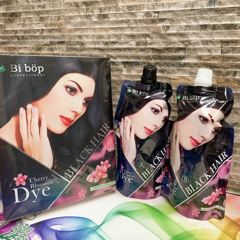 Thuốc nhuộm tóc BI-BOP phủ bạc túi 500mlx2 ăn bạc 100% hàng công ty Lamyra