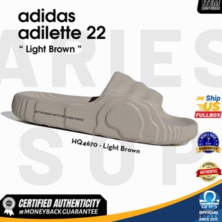   Auth  Dép Nam Nữ Adilette 22 HQ4670 Fullbox chính hãng dòng đúc toàn bộ siêu bền chống nước chống trượt - Aries Sốp 