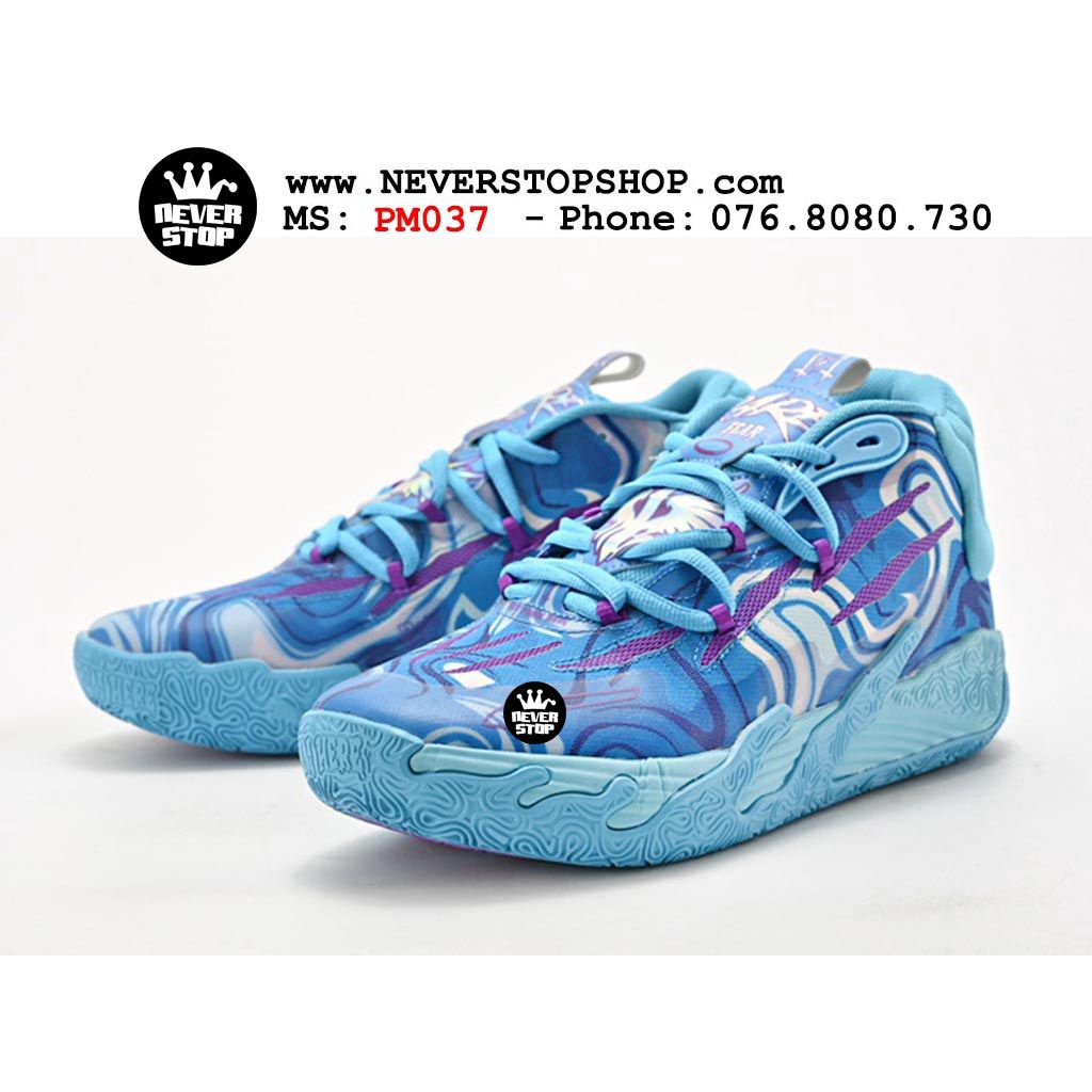 Giày PM MB 03 BLUE chuyên bóng rổ thể thao, mẫu mới hàng loại tốt chất lượng cao  | NeverStopShop.com