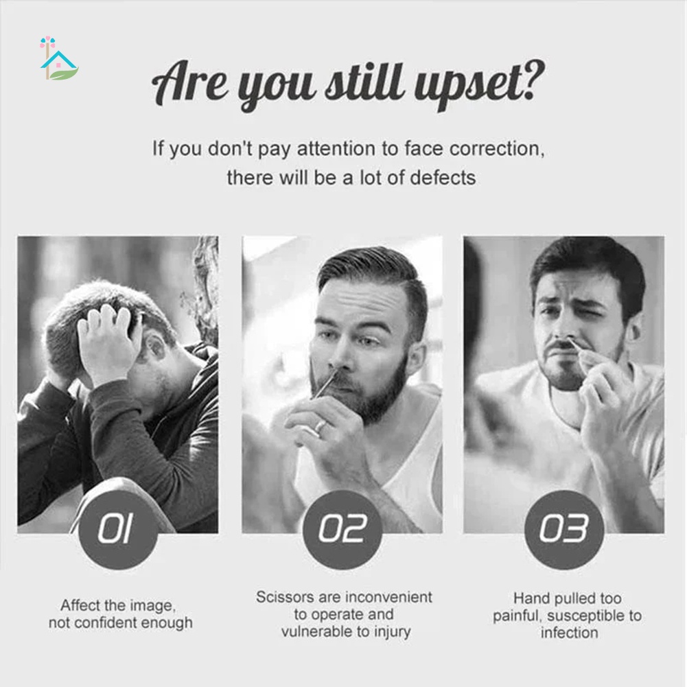 Kéo Cắt Tóc Mũi Tròn Bằng Thép Không Gỉ Cho Nam Giới