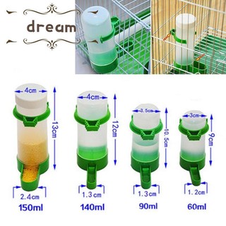 Bird Feeder Food Water,Feeding Automatic Drinker Parrot Pet Dispenser-Cage.