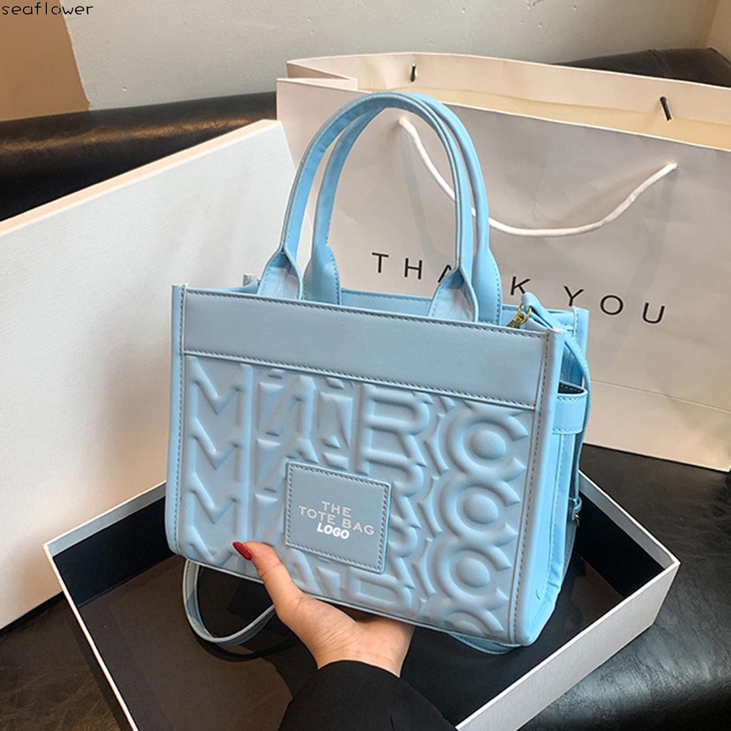 Túi tote Đeo Vai In Chữ Có Dây Điều Chỉnh Được Thời Trang Cho Nữ