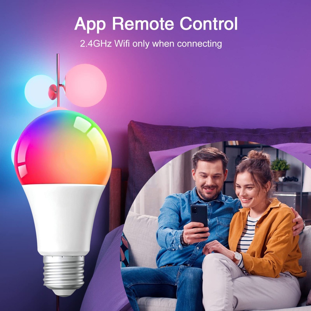 Trang Chủ 15w E26 Led Bóng đèn Nghệ Thuật Bluetooth Thông Minh Bóng đèn Thông Minh Bóng đèn Thông Minh Có Thể điều Chỉnh độ Sáng đầy Màu Sắc 100-240v Đèn Led Nhà Thông Minh | Cici01