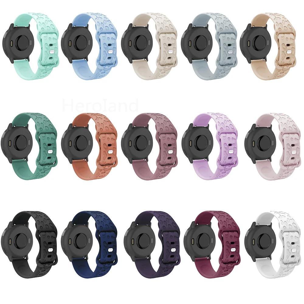 Thời Trang Dây Đồng Hồ Bằng silicone Cho garmin vivoactive 5 4 3 4s venu 3 2 sq 245 18mm 20mm 22mm