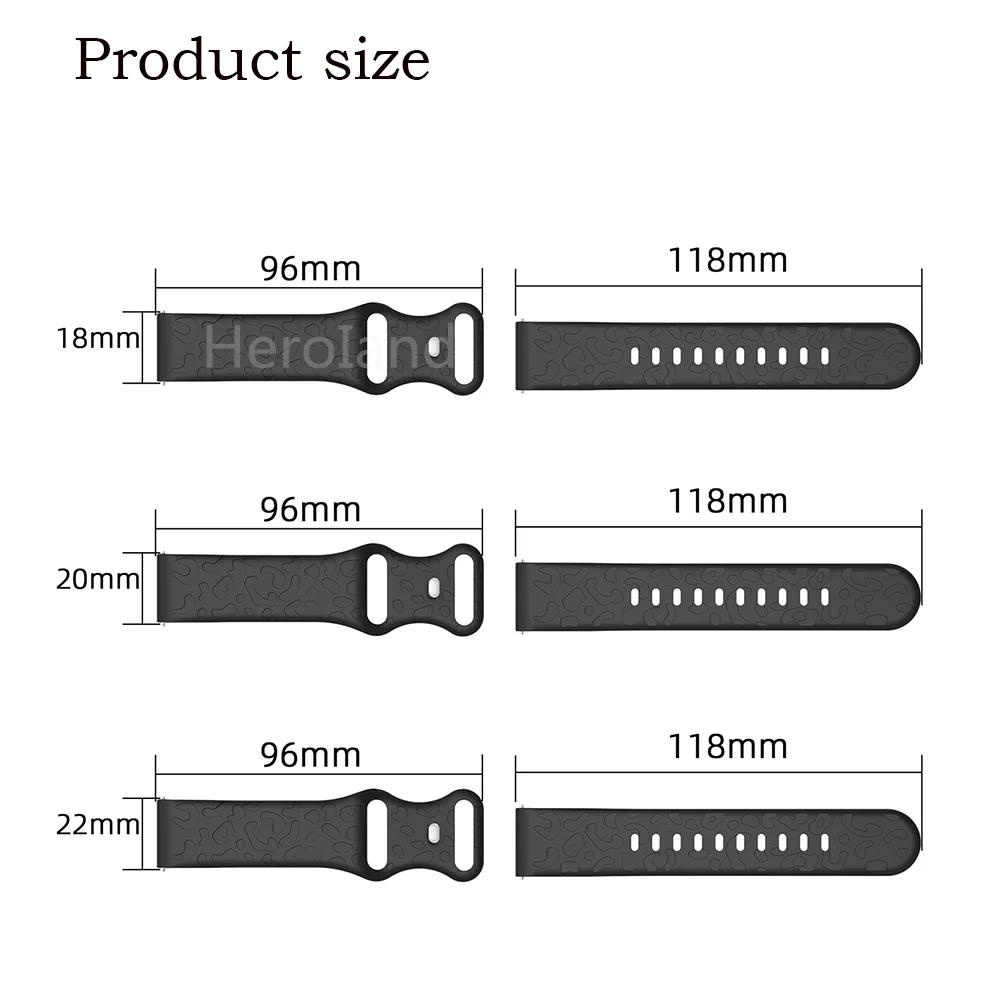 Thời Trang Dây Đồng Hồ Bằng silicone Cho garmin vivoactive 5 4 3 4s venu 3 2 sq 245 18mm 20mm 22mm