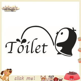 Đề Can Dán toilet Hình Chim Cánh Cụt Dễ Thương