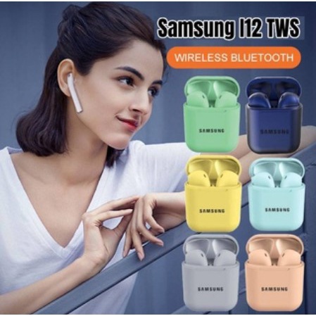 Tai Nghe bluetooth 5.0 Không Dây Có mic Cho samsung inpods i12 tws