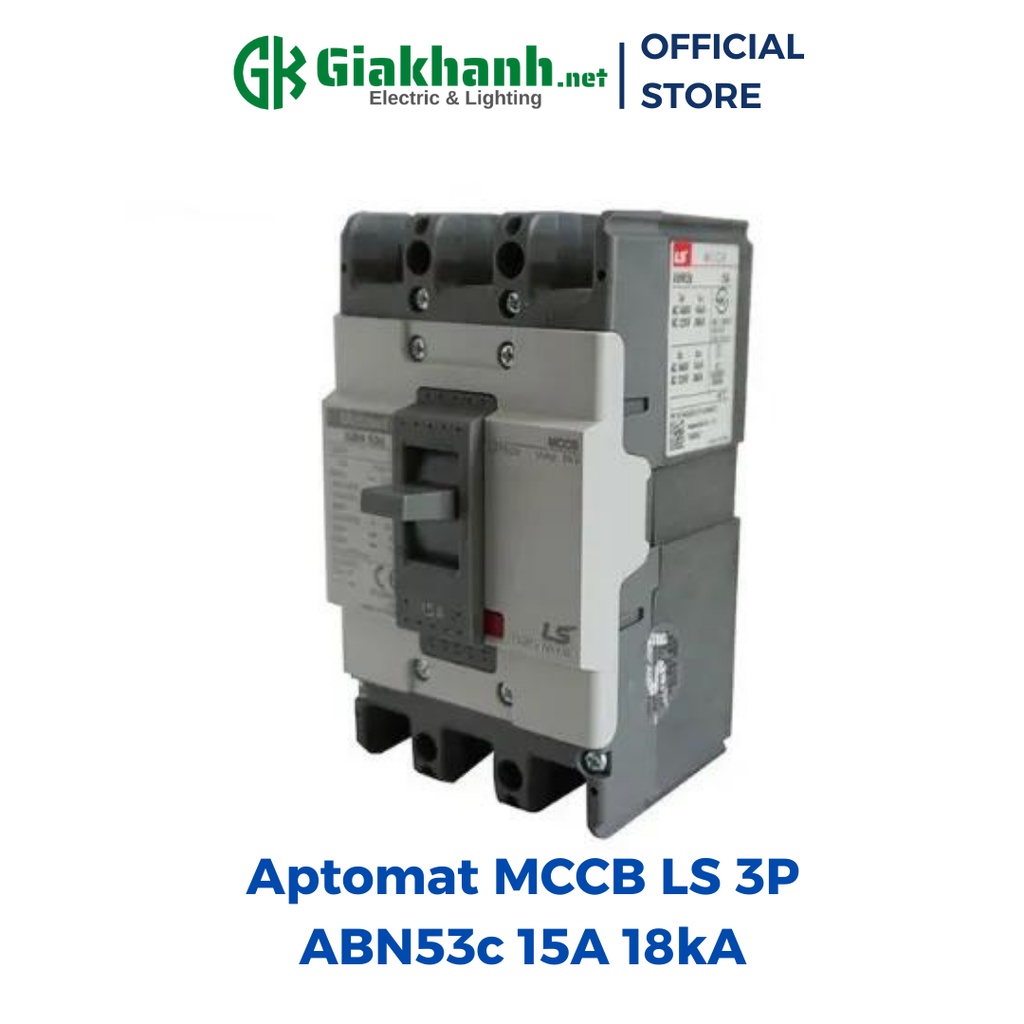 Aptomat MCCB LS 3P ABN53c 15A 18kA