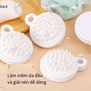 TKK Gội đầu massage lược gội đầu bàn chải gội đầu grapper silicone gội đầu bàn chải