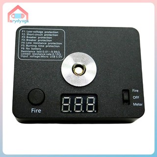 Thiết bị kiểm tra điện trở ohm màn hình led mini màu đen