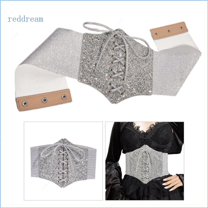 Đai Nịt Bụng Corset Co Giãn Lấp Lánh Dành Cho Nữ