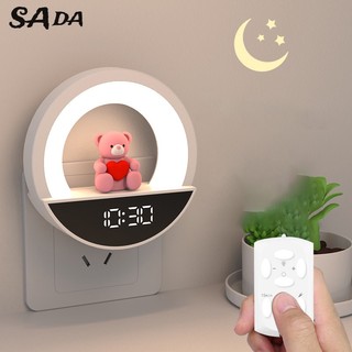 Sada đèn ngủ led có thể sạc lại điều khiển từ xa tiện dụng