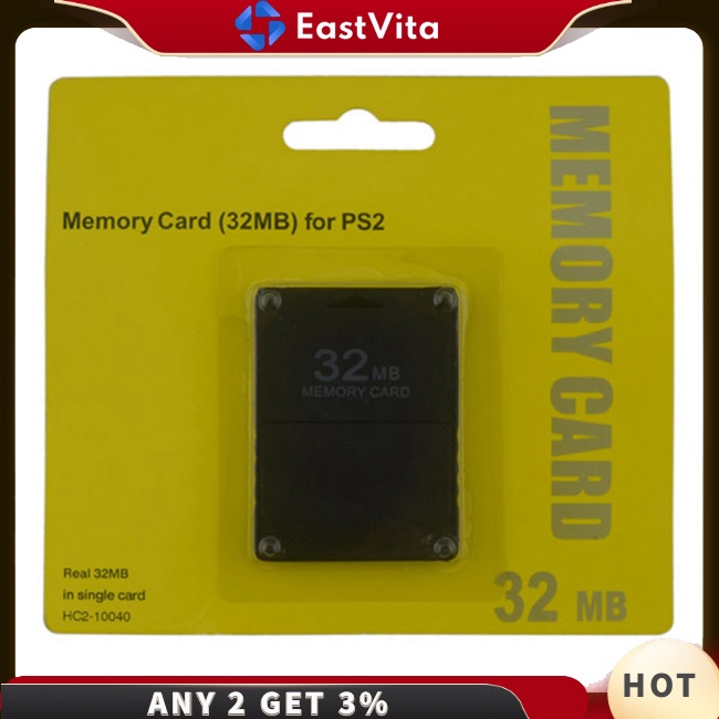 Thẻ Nhớ Eastvia Cho Sony 2 PS2 8MB 16MB 32MB 64MB 128MB 256mb