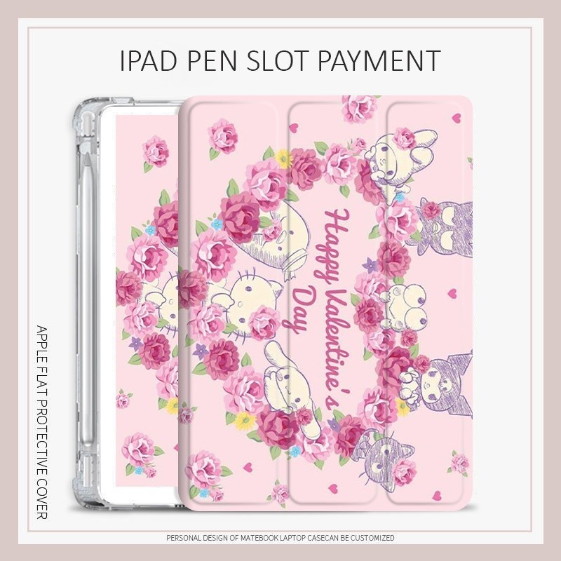Ốp lưng Hello Kitty iPad gen6 10.2 gen 7 8 9 gen10 Ốp lưng iPad air 1 2 3 4 5 mini 4 5 6 Ốp lưng iPa