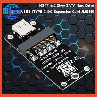 Thẻ chuyển đổi ngff sang usb 3.2 type-c key m.2 b key m2 ngff ssd hỗ trợ m2 ssd