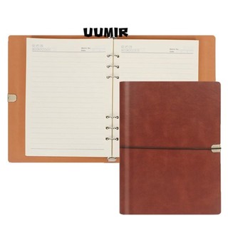 Uumir sổ tay khổ a5 9 * 6.7 inch bìa da pu tiện lợi
