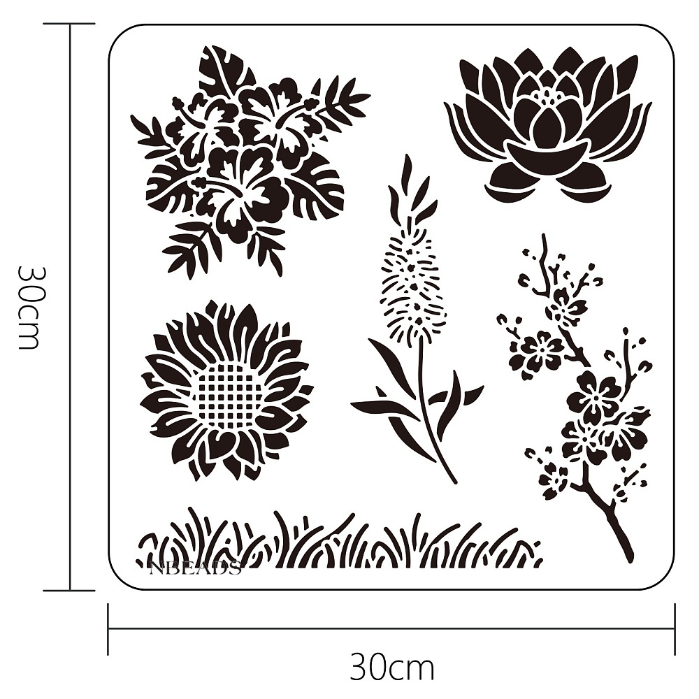 1 Khuôn Vẽ Hình Thú Cưng Dùng Làm album Ảnh diy Kích Thước 300x300mm