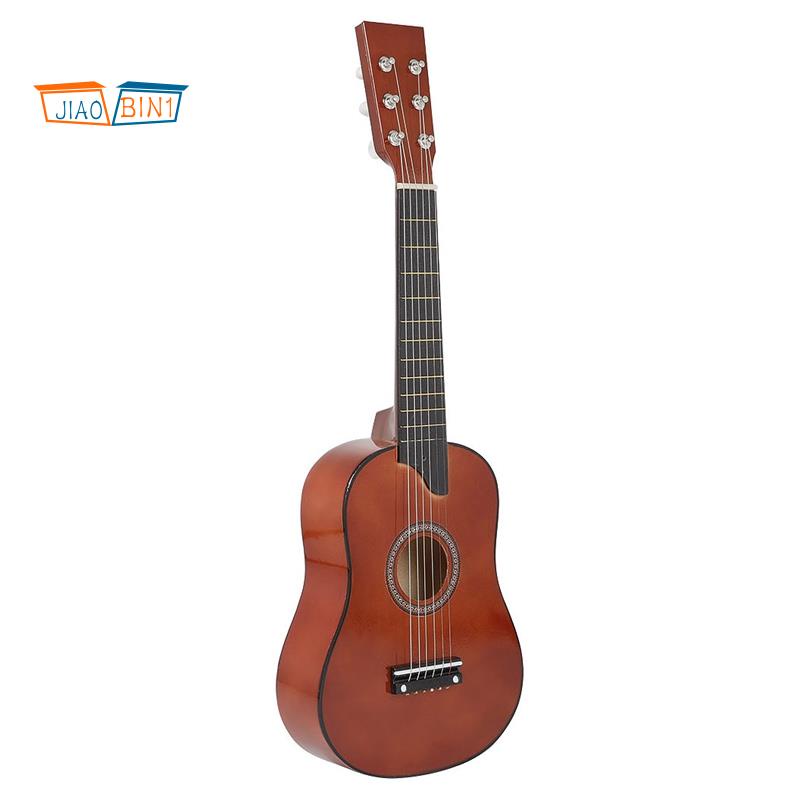 Đàn Ghi Ta mini 25inch 6 Dây Bằng Gỗ basswood Kèm Miếng Gảy Đàn Dành Cho Trẻ Em Mới Bắt Đầu