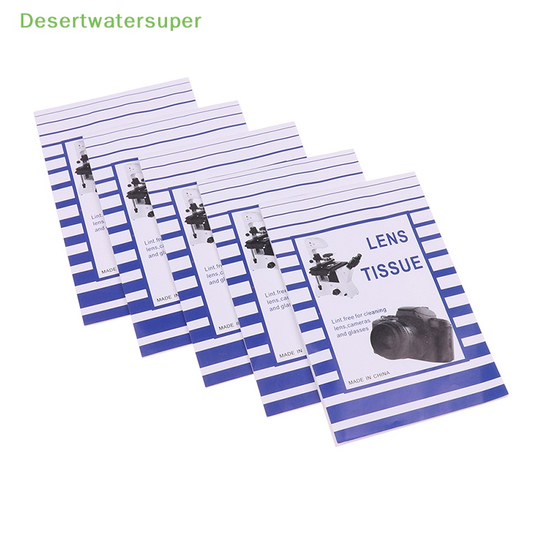 Dsvn Set 50 Khăn Giấy Lau Thấu Kính Lớn 10 * 15cm