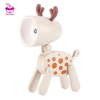 Devoko Đèn ngủ led DEVOKO mini để bàn hình con nai