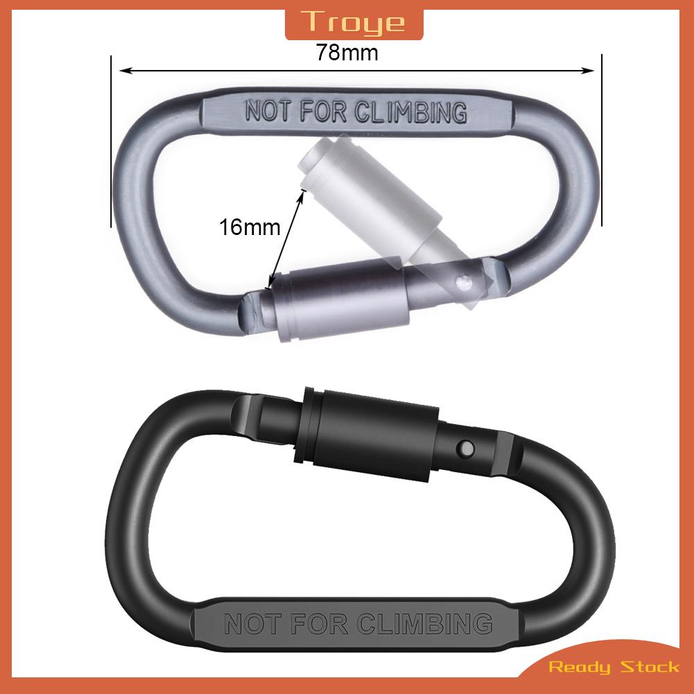 ❀ Troye troye ❀ Set 6 Móc Khóa Cắm Trại Hình Chữ d Bằng Hợp Kim Nhôm