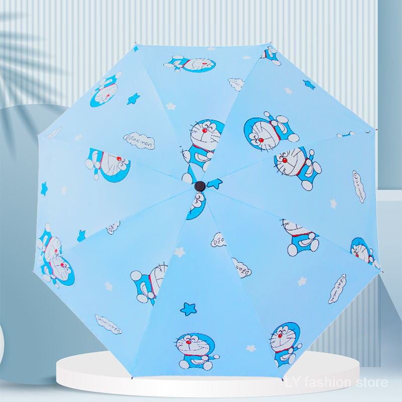 Doraemon Dù Gấp Tự Động Họa Tiết Hoạt Hình Dễ Thương