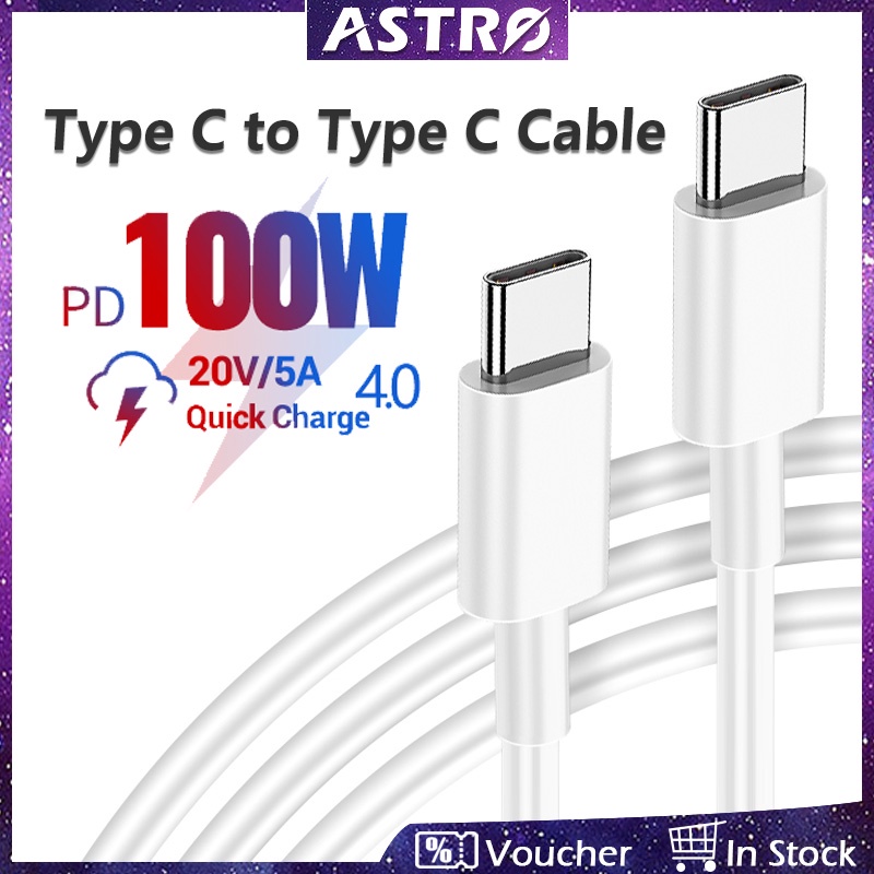 Astro Dây Cáp Sạc Nhanh usb Loại c Sang pd 100w 5a Cho ipad pro / huawei / samsung / xiaomi / vivo