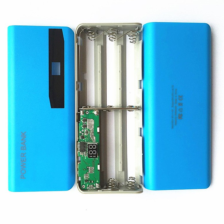 Box sạc dự phòng 5 cells pin có màn hình và đèn báo