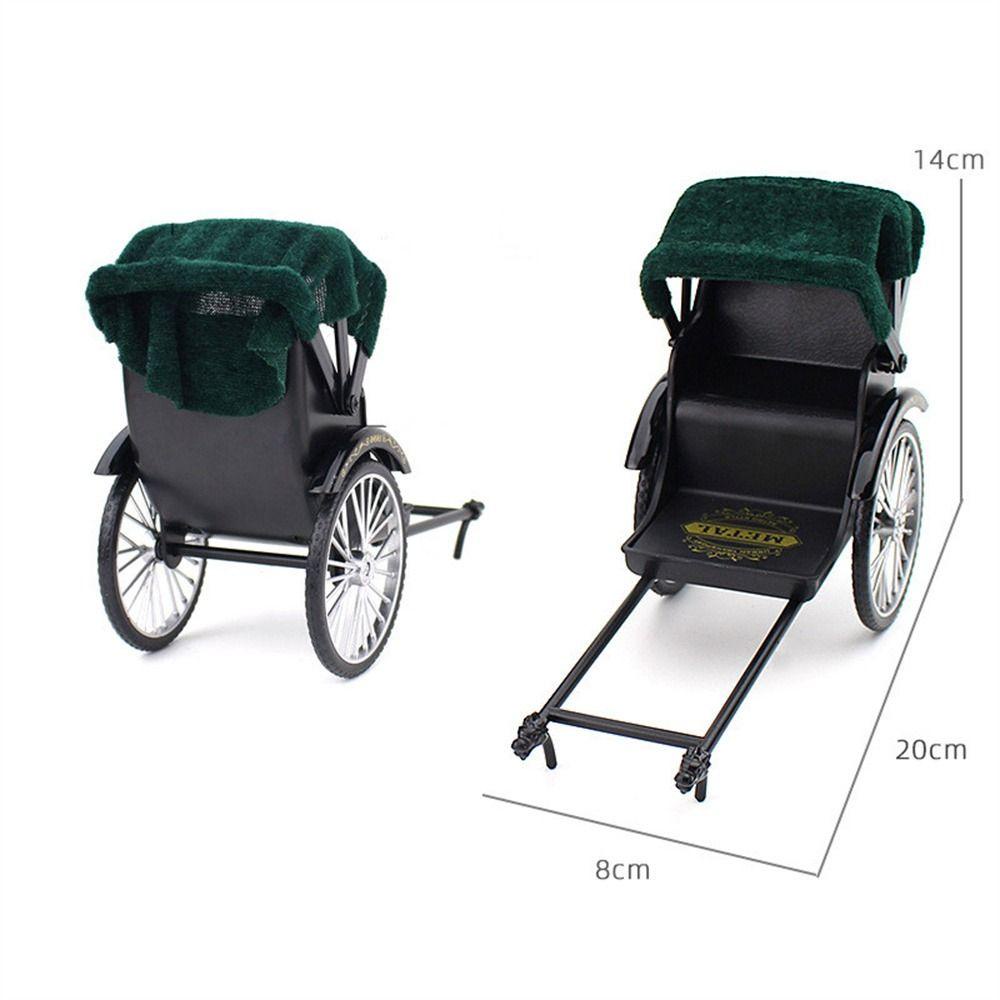 Mmluck Mô Hình Xe Ba Bánh Bằng Hợp Kim Tỉ Lệ 1: 12 Trang Trí Nhà Búp Bê