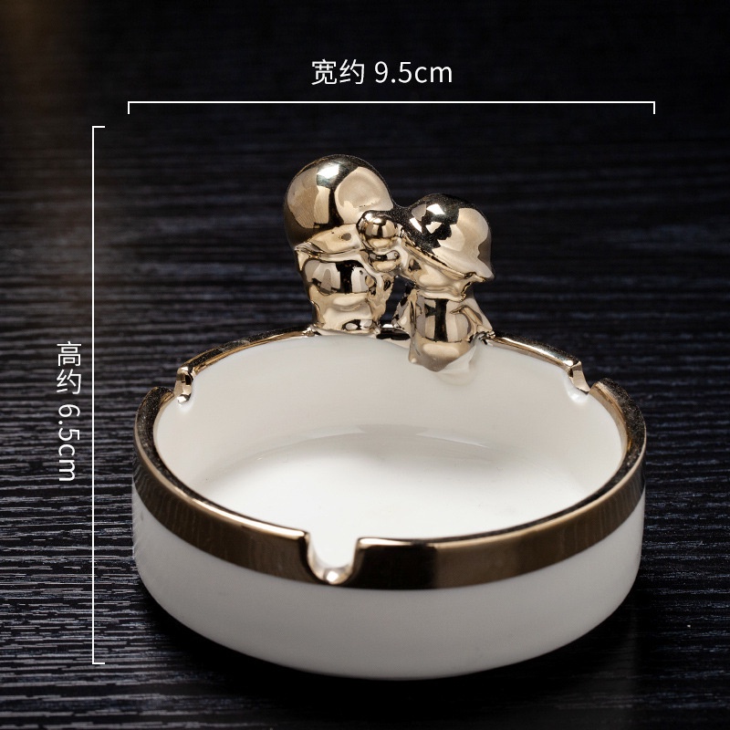 Decor Phòng Khách "Gạt Tàn Bắc Âu" Đồ Trang Trí Phòng Khách, Lối Vào Phòng Học Tủ Rượu Trang Trí Tủ Tivi