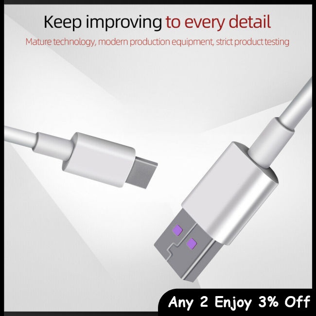 Zevaret Dây Cáp Sạc Nhanh usb type c 5a Chất Lượng Cao