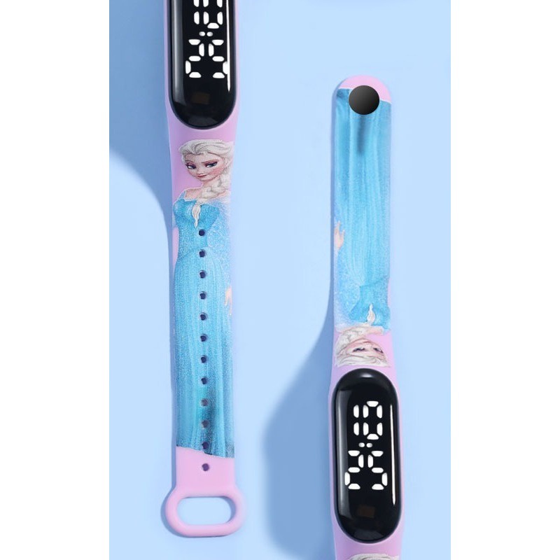 Đồng Hồ Điện Tử Dây silicone Chống Nước Cho Bé
