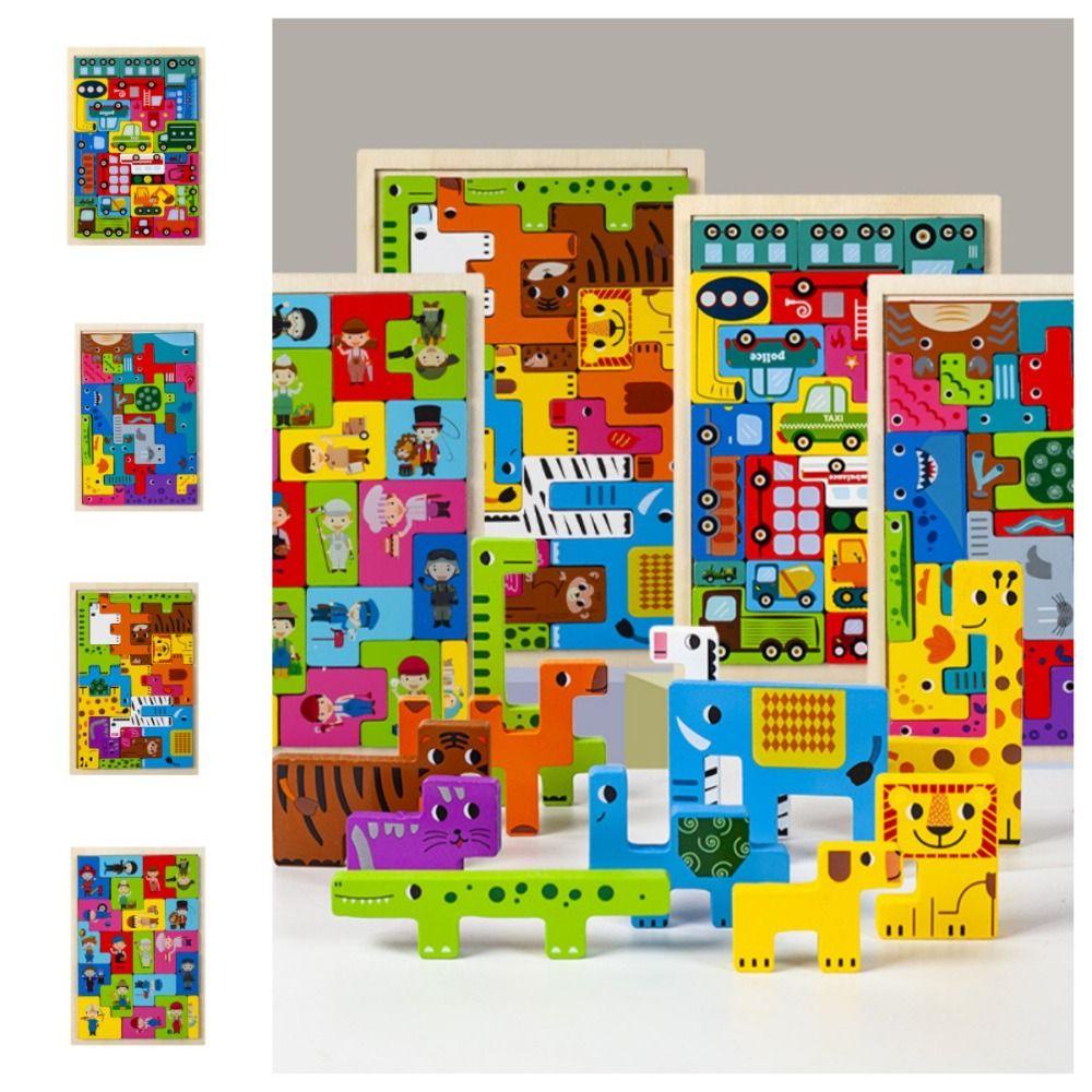 Bliss Bảng Đồ Chơi Lắp Ráp Hình Học Ba Chiều Bằng Gỗ Ba Chiều Hình Học Nhiều Màu Sắc Phù Hợp Làm Quà Tặng Con Vật Tangsaw