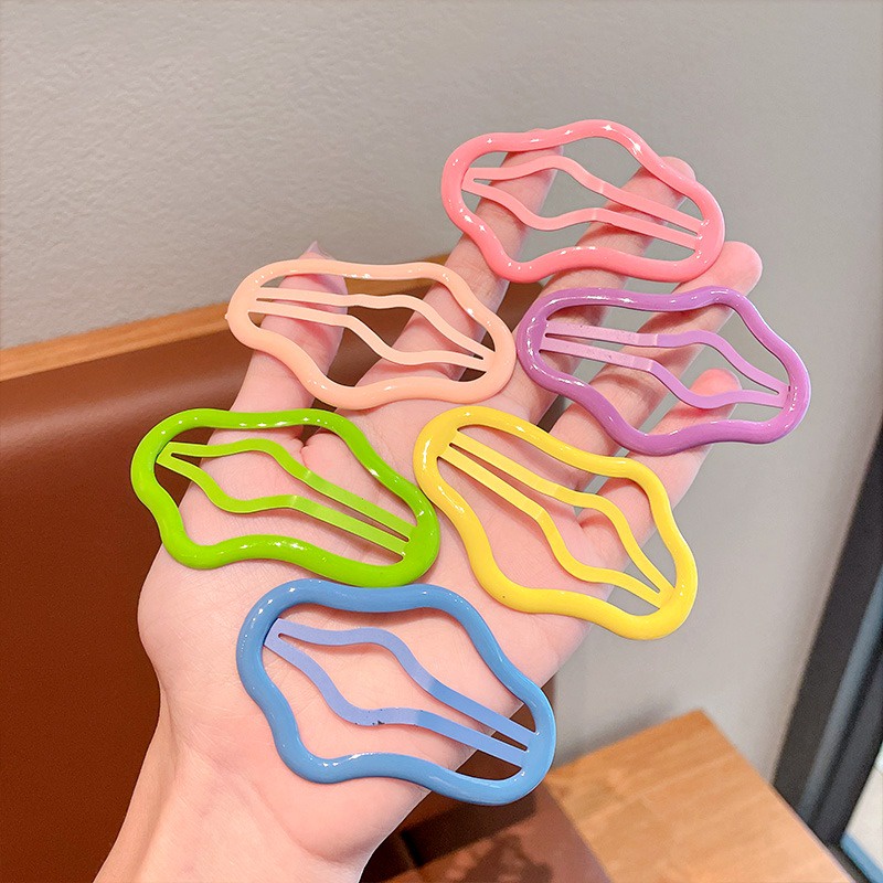 Kẹp Tóc Hình Đám Mây / Ngôi Sao Màu Sắc Ngọt Ngào Cho Nữ