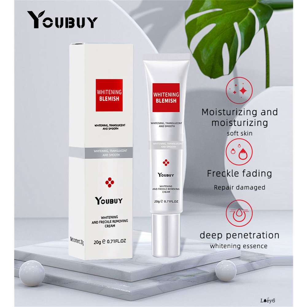 YOUBUY Kem dưỡng trắng và trị tàn nhang hiệu quả Kem trị nám loại bỏ vết thâm đốm đen LOEY1