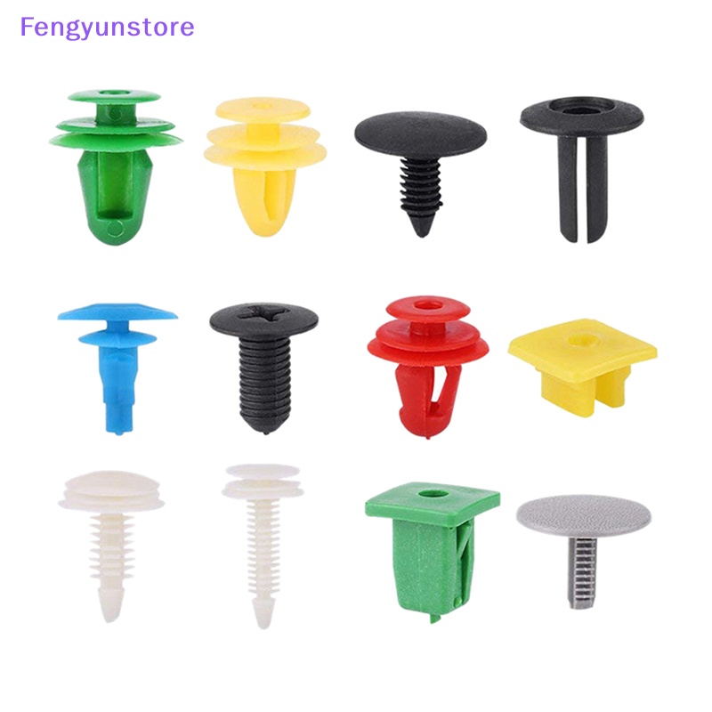 Set 100 Đinh Tán Nhựa Phụ Tùng Cho Xe Ô Tô