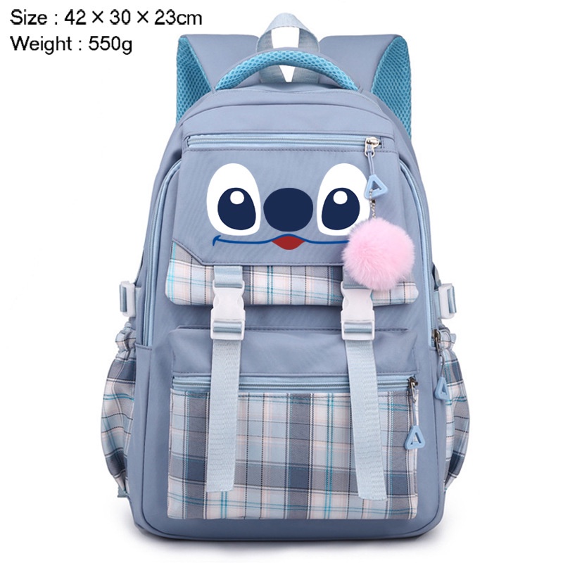 Ys Ba Lô Đi Học Đa Năng Sức Chứa Lớn In Họa Tiết Hoạt Hình stitch Cho Nữ