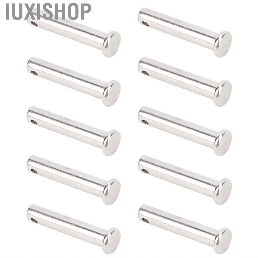 Iuxishop Round Clevis Pins Flat Head Polished Surface for Linear Moving Parts