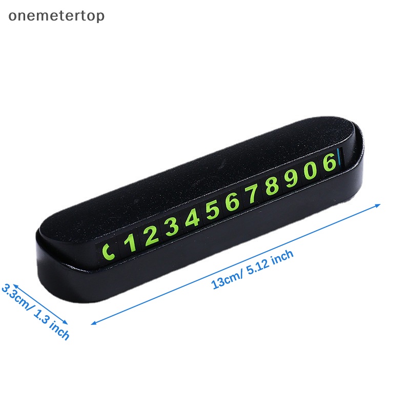 Onemeter Thẻ Ghi Số Điện Thoại Khi Đậu Xe Tạm Thời Màu Dạ Quang