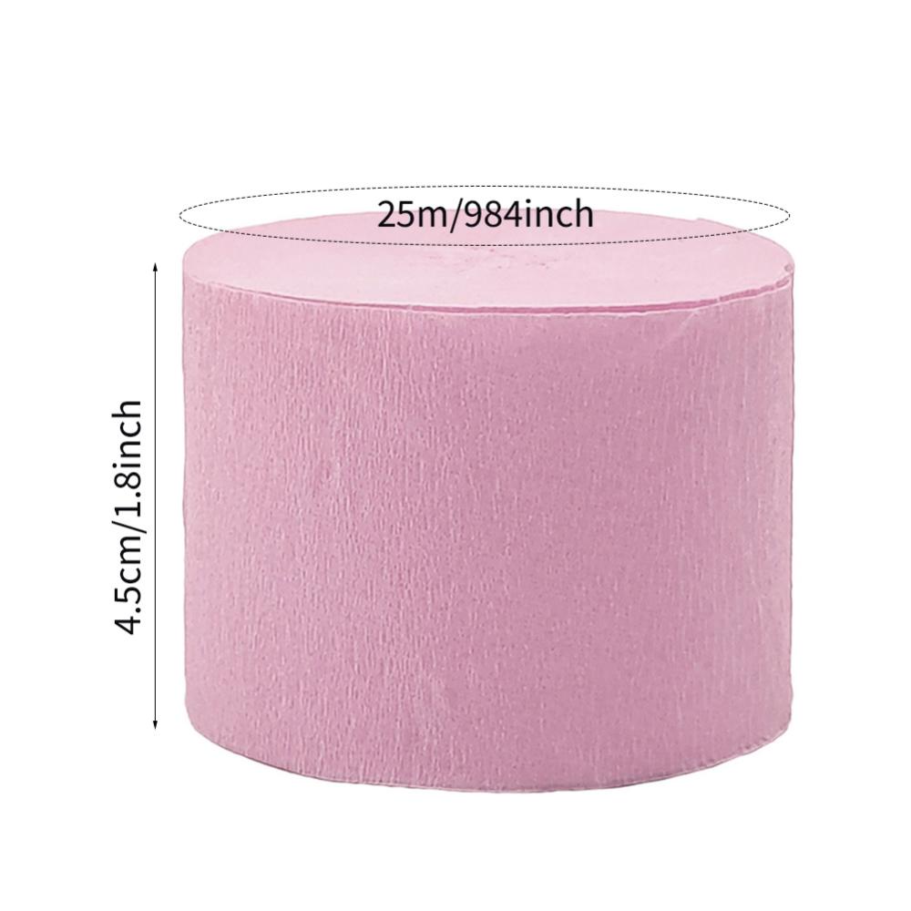 1 Cuộn Giấy Nhúng Nhiều Màu Sắc 4.5 * 25m g8q4 Dùng Trang Trí Tiệc Cưới Sinh Nhật diy