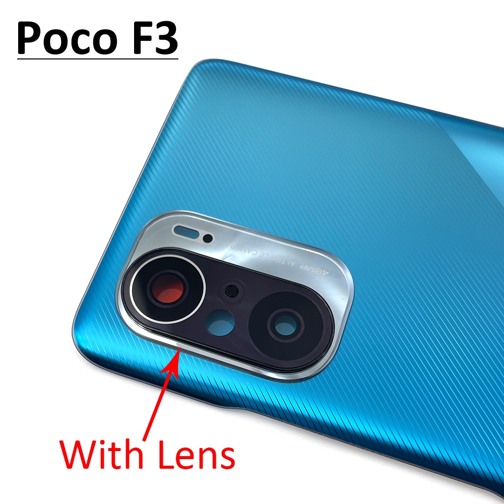 Ốp Điện Thoại Mặt Kính Chính Hãng 100% Dành Cho xiaomi mi 9 lite / poco f3 / mi note 10 lite