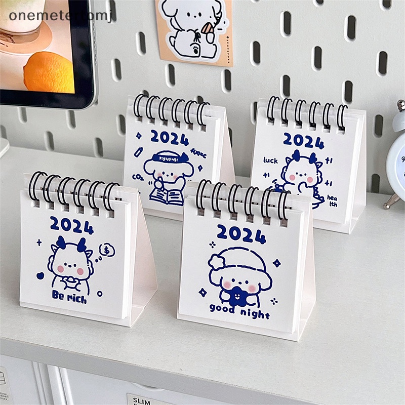 Onemetertomj Lịch Để Bàn 2024 mini diy Hình Rồng Dễ Thương