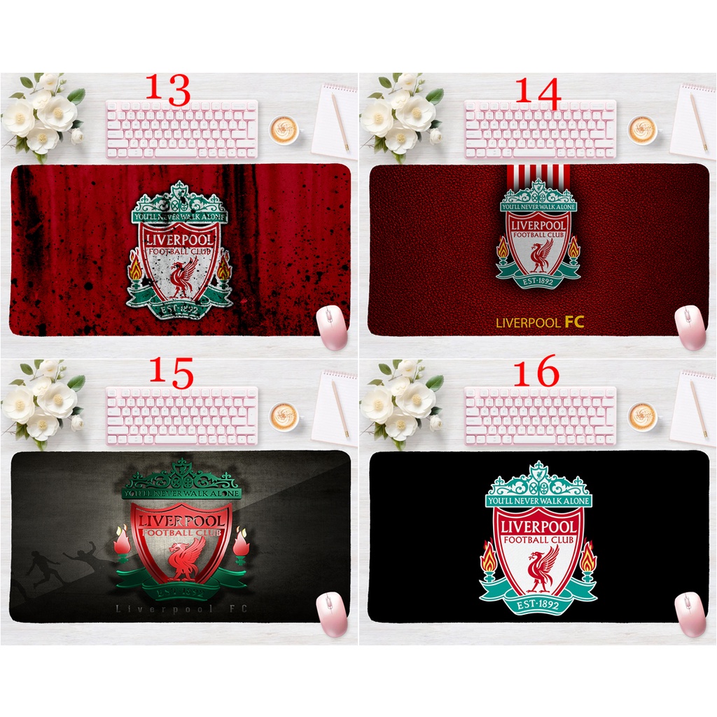 Tấm Lót Chuột laptop Hình Câu Lạc Bộ Bóng Đá liverpool 60x30cm