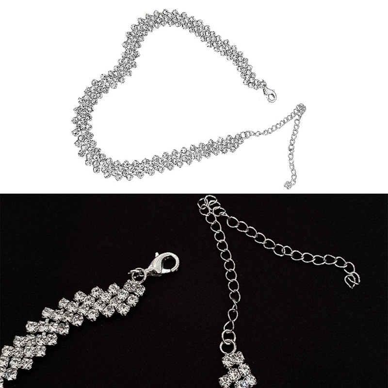 Mới Vòng Cổ choker Đính Đá Pha Lê Sang Trọng