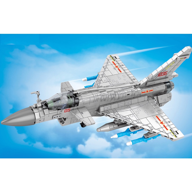 Set 820 Mô Hình Máy Bay Chiến Đấu moc ww2 j10b Mới