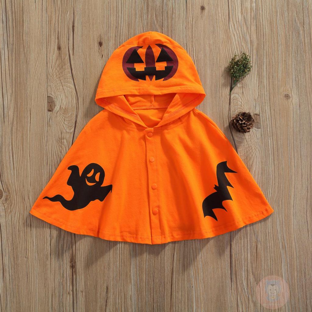Laa6-áo Khoác Có Nón In Họa Tiết halloween Hoạt Hình Cho Bé 9 Tháng-3 Tuổi