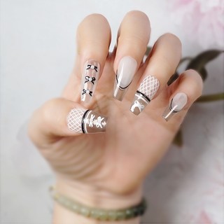 Sticker Nail 5D Lụa Nổi Nơ Ballet Hình Dán Móng Tay 1391